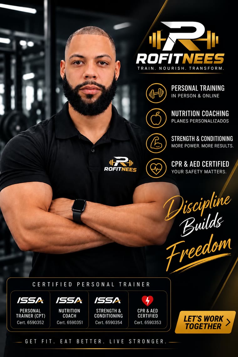 ROFITNEES certified personal trainer and coaching services
